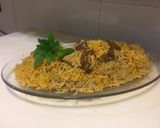 A picture of step 8 of Motton yakni pulao.