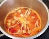 Hình bước làm 2 của món Canh chua đậu phụ dấm bỗng