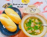 Hình bước làm 5 của món Bánh mì xíu mại Đà Lạt