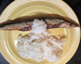 A picture of step 5 of Sanma 🐟 no Shio Yaki with Daikon Oroshi.
