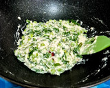 A picture of step 10 of Methi Matar Paneer Malai.