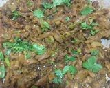 A picture of step 13 of Karela Pyaz.