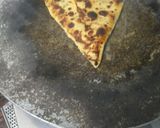 A picture of step 9 of Paneer paratha.