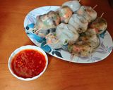 Hình bước làm 4 của món Bánh Tráng Lụi