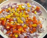 A picture of step 2 of Vegetable Nachos.