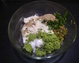 A picture of step 2 of Jowar lilva vada.