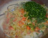 Foto del paso 4 de la receta: Tortilla de cebolla y ají morrón