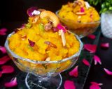 A picture of step 6 of Instant Moong Dal Halwa.