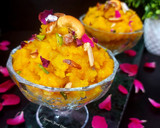 A picture of step 6 of Instant Moong Dal Halwa.