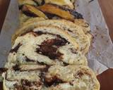 Chocolate babka bread langkah memasak 9 foto