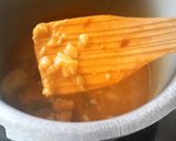 A picture of step 4 of Kadamba sadam.