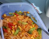 Foto langkah ke 5 dari resep 4. Spaghetti sayur pelangi.