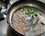 A picture of step 3 of Bhagar upma for fasting.