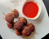 A picture of step 6 of Deep Fried Ginger Fish Ball.
