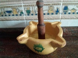 Alioli en mortero