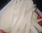 A picture of step 1 of Crispy fries.