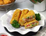 Foto langkah ke 10 dari resep Roti Tawar Goreng isi Ragout.