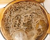 Hình bước làm 1 của món Mì soba lạnh