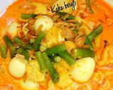 Foto langkah ke 7 dari resep Gulai KTT | Kacang panjang Tahu Telur puyuh.