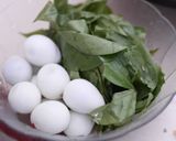 Foto langkah ke 1 dari resep Sayur Lodeh Daun So, Telur Puyuh dan Gori 🍵💜.