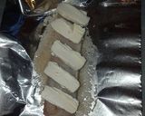 A picture of step 5 of Haddock Florentine.