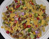 A picture of step 3 of Chana chatpati.