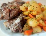 Une image de l'étape 4 de Côte de veau et ses légumes à la Nutricook de Seb.
