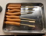 A picture of step 2 of Japanese corn dogs.