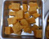 A picture of step 7 of Traditional mysore pak.