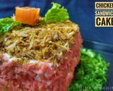 A picture of step 14 of Peri Patakha Chicken Sandwich Cake.