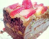 Foto del paso 10 de la receta: Torta tipo Brownie con Fresa y Arequipe