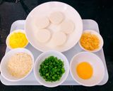 Hình bước làm 1 của món Đậu hủ trứng chà bông (baby food)