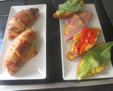 Foto del paso 6 de la receta: Cruasanes con jamón dulce y paté