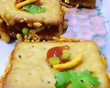 A picture of step 3 of Paneer Biscuit sandwich.