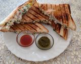 A picture of step 9 of Veg Grilled Sandwich with Curd.
