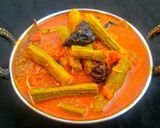A picture of step 7 of Shenga (Drumstick) Kokum Curry.