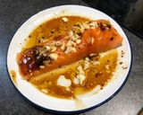 A picture of step 4 of Salmon teriyaki.