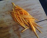 A picture of step 1 of Risotto with Asparagus and Orange.