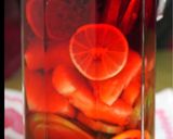 A picture of step 5 of Hibiscus Tea Sangria.