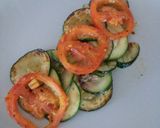 Foto del paso 4 de la receta Calabacín, tomates asados y mozzarella