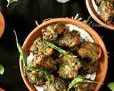 A picture of step 5 of Thankuni Patar Bora (Centella Leaves Pakora / Fritters - Bong style).