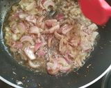 A picture of step 2 of Coriander masala rice.