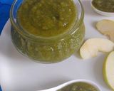 A picture of step 3 of Apple coriander chutney.