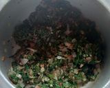 A picture of step 3 of Palak paneer.