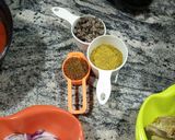 A picture of step 2 of Egusi soup.
