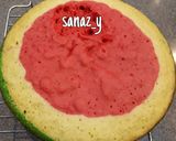 عکس مرحله 5 از دستور کیک هندونه ای ۳🍉