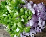 A picture of step 1 of Pav Bhaji Fondue.