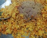 A picture of step 3 of Walnut & Moong stuffed Kachori.