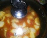 A picture of step 3 of Shaljum Palak chicken.
