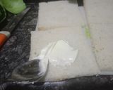 A picture of step 2 of Instant veg Mayonnaise bread sandwich.